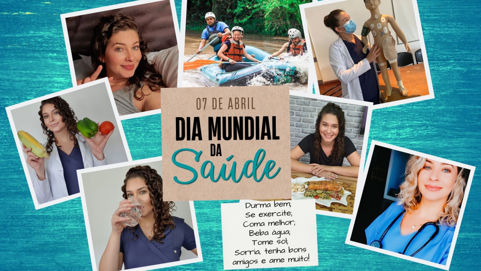 07 de Abril, Dia Mundial da Saúde, Composição com Fotos Branco e Verde, Story do Instagram (Apresentação (169))